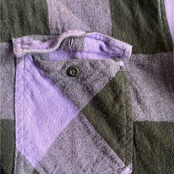 Purple and Black Men's Shirt - Picture 3 of 5